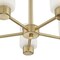 Westinghouse Chandelier 60W 5-Light Sylvestre Champagne Brass Frosted Glass 6127000 - alternate 4